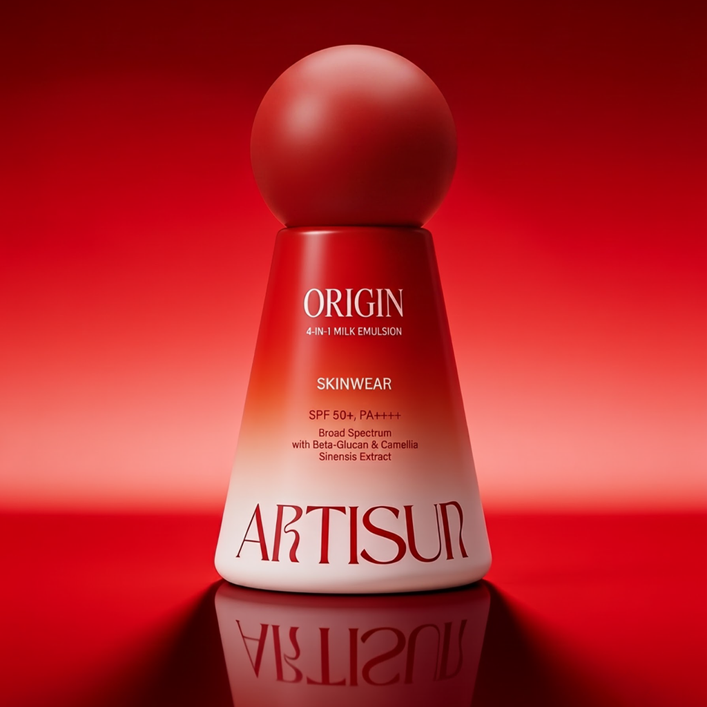 Artisun Origin 4-in-1 Milk Sunscreen SPF 50+ PA++++, 50 ml bottle
